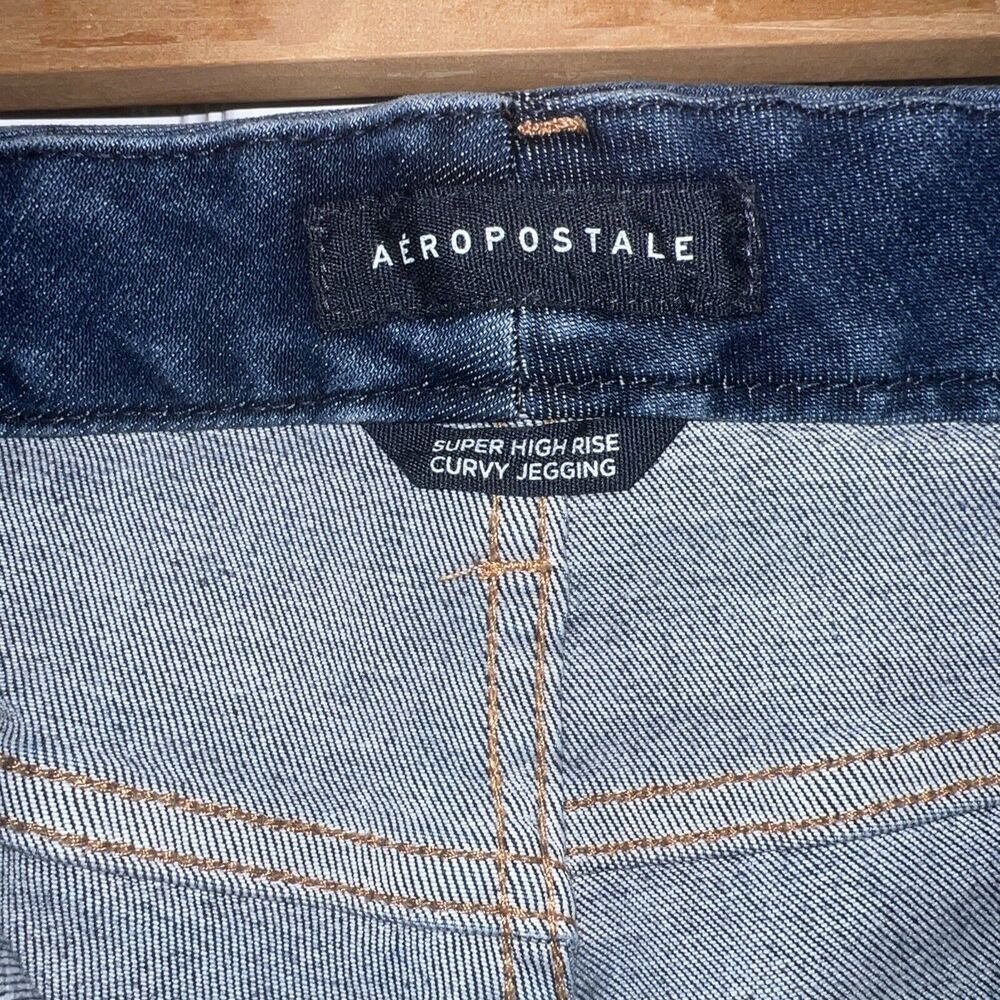 Aeropostale Super High Rise Curvy Jegging Sz 12r - Picture 3 of 4